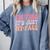 I'm Fine It's Just My Face Resting Face Mood Introvert Premium Comfort Colors Sweatshirt Blue Jean