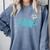 I'm An Introwater Cute Whale I'm An Introvert Comfort Colors Sweatshirt Blue Jean