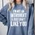I'm Not Introvert I Just Don't Like You Sarcastic Quote Comfort Colors Sweatshirt Blue Jean