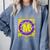 Intersex Emo Introvert Pride Trendy Mystic Teen Goth Style Comfort Colors Sweatshirt Blue Jean