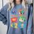 Introvert Anti People Antisocial Social Media Meme Lovers Comfort Colors Sweatshirt Blue Jean