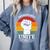 Introvert Antisocial Men Women Kids Boys Girls Comfort Colors Sweatshirt Blue Jean