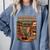 Introvert Book Lover The Bookworm's Retreat Comfort Colors Sweatshirt Blue Jean