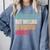 Introvert Cute Horse Lover Horse Riding Equestrian Comfort Colors Sweatshirt Blue Jean