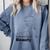 Introvert Health Aware Acceptance Beauty Art Comfort Colors Sweatshirt Blue Jean