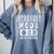 Introvert Mode On Introverted Person Joke Comfort Colors Sweatshirt Blue Jean