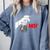 Introvert People Spray Comfort Colors Sweatshirt Blue Jean
