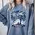 Introvert Reader Bibliofile Bookworm Loves Books Comfort Colors Sweatshirt Blue Jean