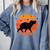 Introvert Retro Sunset Capybara Tee Comfort Colors Sweatshirt Blue Jean