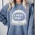 Introvert Space Helmet I Need Space Men Women Comfort Colors Sweatshirt Blue Jean