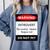Introvert Warning Danger Do Not Pet Disturb Anti-Social Comfort Colors Sweatshirt Blue Jean Introvert Warning Danger Do Not Pet Disturb Anti-Social Comfort Colors Sweatshirt Blue Jean