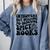 Introvert But Willing To Discuss Spicy Books Comfort Colors Sweatshirt Blue Jean