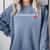 Introverted AF Sarcastic Antisocial Introvert Humor Comfort Colors Sweatshirt Blue Jean