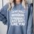Introverted I'm Not Really Antisocial I Probably Comfort Colors Sweatshirt Blue Jean