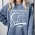 Introverted Skincare Esthetician Beautician Cosmetologist Comfort Colors Sweatshirt Blue Jean