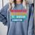 Introverted But Willing To Discuss Animation Comfort Colors Sweatshirt Blue Jean
