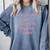 Introverted But Willing To Discuss Cunny Comfort Colors Sweatshirt Blue Jean