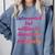 Introverted Willing To Discuss Red Platy Introvert Comfort Colors Sweatshirt Blue Jean