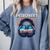 Introvert's Best Friend Noise-Canceling Headphones Comfort Colors Sweatshirt Blue Jean