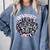 Introverts Unite Quirky Solitude Comfort Colors Sweatshirt Blue Jean