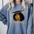 Its Doctor Actually Graduation Healthcare Afro Women Comfort Colors Sweatshirt Blue Jean