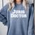 Juris Doctor Shirt -Juris Doctor Law School Graduation Shirt Comfort Colors Sweatshirt Blue Jean