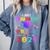 I Just Graduated Pre k Graduation 2024 Pre-Kindergarten Comfort Colors Sweatshirt Blue Jean