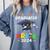 I Just Officially Graduated Pre k Graduation 2024 Pre-K Kids Comfort Colors Sweatshirt Blue Jean
