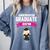Kids Kindergarten Graduate 2018 Graduation Girls Comfort Colors Sweatshirt Blue Jean