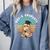 Kids Pre-K Graduate Sloth Cap And Gown Cute Preschool Graduation Comfort Colors Sweatshirt Blue Jean