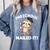 Kids Kids Preschool Nailed It Sloth Graduation Comfort Colors Sweatshirt Blue Jean