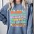 Kids So Long Kindergarten 1st Grade Here I Come Graduation Groovy Comfort Colors Sweatshirt Blue Jean