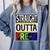 Kids Straight Outta Pre-K Graduation Comfort Colors Sweatshirt Blue Jean
