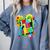 Kids Teens Graduation I Heart My Teachers I Love My Teachers Comfort Colors Sweatshirt Blue Jean