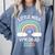 Kids VPK Graduation 2026 Rainbow VPK Grad Comfort Colors Sweatshirt Blue Jean