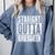 Kindergarten Graduation- Straight Outta Kindergarten Comfort Colors Sweatshirt Blue Jean