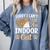 Kitty Pet Lover Introvert Person Cats Show Family Member Comfort Colors Sweatshirt Blue Jean