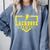 Lacrosse Senior Night Lacrosse Senior 2026 Graduation 20 Comfort Colors Sweatshirt Blue Jean