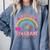 Last Day Of School Autograph 5th Grade Graduation Boys Girls Comfort Colors Sweatshirt Blue Jean