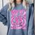Last Day Of School Teacher Students School Graduation Groovy Comfort Colors Sweatshirt Blue Jean