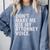 Lawyer Law School Graduation Shirt Attorney T-Shirt Comfort Colors Sweatshirt Blue Jean