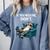 Lazy Raccoon Sarcastic Introvert Humor Japanese Animal Comfort Colors Sweatshirt Blue Jean