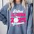 Lil Cousin Of a 2025 Graduate Prom Graduation 25 VolleyBall Comfort Colors Sweatshirt Blue Jean