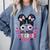 Lil Miss 1st Grade Grad Graduation Last Day Of 1st Grade Comfort Colors Sweatshirt Blue Jean
