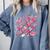 Lil Miss Third 3rd Grade Grad Graduation Last Day Girls Kid Comfort Colors Sweatshirt Blue Jean