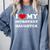 I Love My Introvert Daughter I Heart My Introvert Daughter Comfort Colors Sweatshirt Blue Jean I Love My Introvert Daughter I Heart My Introvert Daughter Comfort Colors Sweatshirt Blue Jean