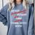 Man Criminal Justice Degree Graduation Or Career Comfort Colors Sweatshirt Blue Jean