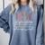 Master Social Worker MSW Graduation Social Work Student Comfort Colors Sweatshirt Blue Jean