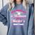 Master University Degree Master Graduation Party Girl Comfort Colors Sweatshirt Blue Jean