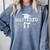 Mastered It Masters Graduation Cool Distressed Comfort Colors Sweatshirt Blue Jean